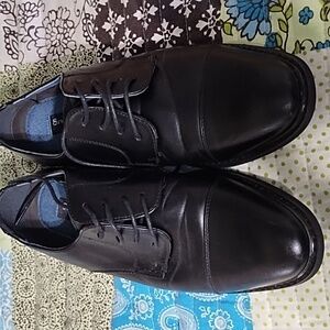 Men's Bruno Marc Prince Black Dress Shoe size 9